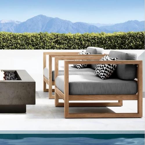 RH 2104 Aegean teak couch