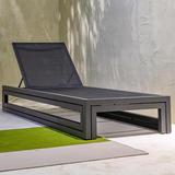 MYX-2505 aluminum chaise lounge mesh