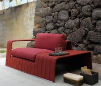 CK-916 red lounge chair with table