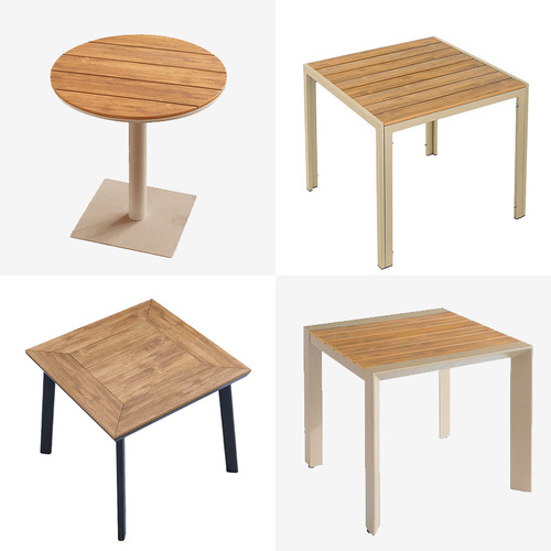 Commercial Grade WPC Pedestal Bistro Table