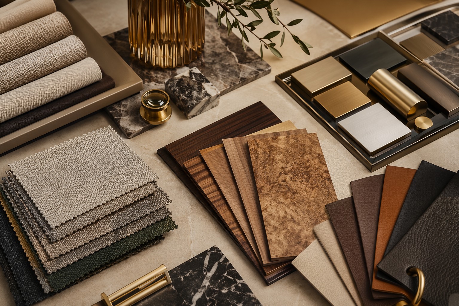 Material identification and traceability visual for bespoke furniture manufacturing