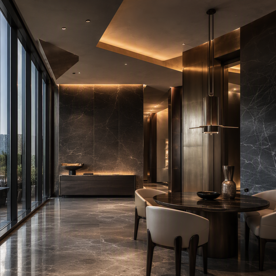 Contemporary furniture for commercial interior spaces