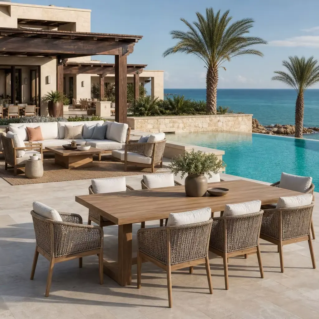 Hospitality dining furniture for a luxury resort project